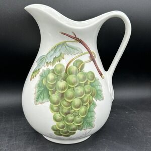 PORTMEIRION POMONA  SWEETWATER GRAPE 56 Oz PITCHER EWER‎ WATER JUG EUC